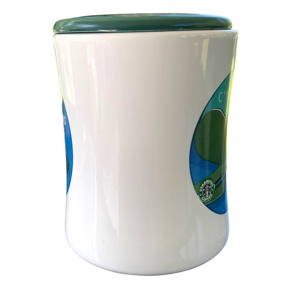 Starbucks Vintage 2001 Barista C'Mon Board Diner Style Coffee Mug Airplane - Picture 6 of 15